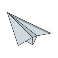 200x200 Paper Airplane Free Vector Art