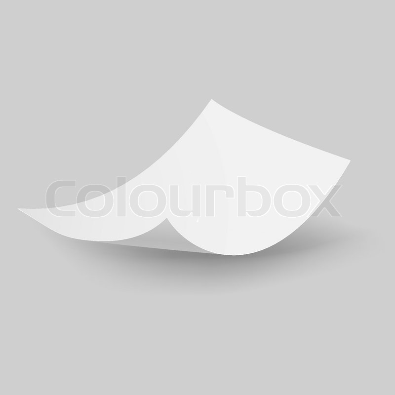 800x800 Falling Paper Sheet Stock Vector Colourbox