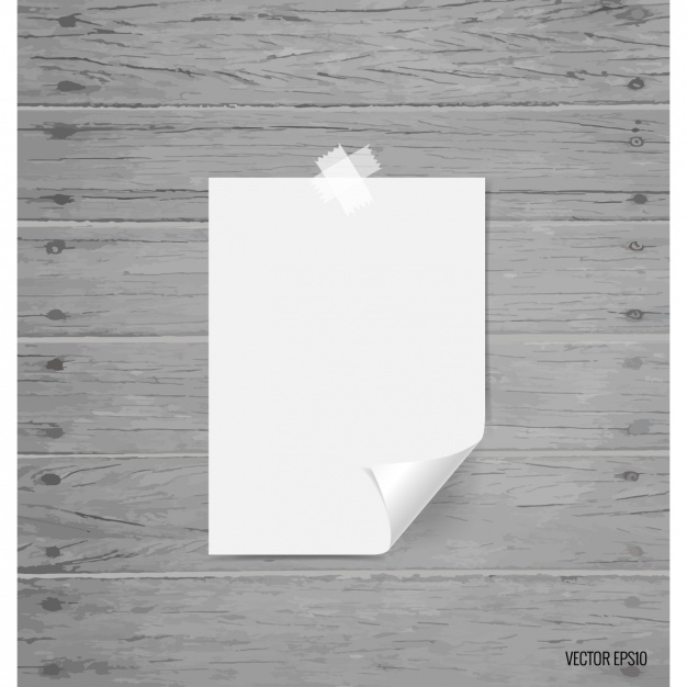 626x626 Blank Paper Sheet Vector Free Download