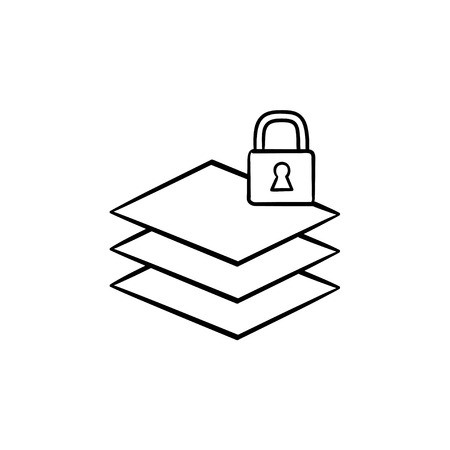 Paper Stack With Lock Hand Drawn Doodle Icon Lock On The Top 450x450 Paper Stack With Lock Hand Drawn Doodle Icon Lock On The Top