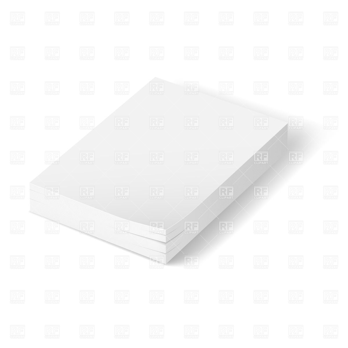 Stack Of Blank Paper Sheets Vector Image Of Objects Dvarg 1200x1200 Stack Of Blank Paper Sheets Vector Image Of Objects Dvarg