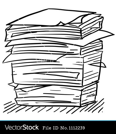 Paper Stack Stress Vector 380x440 Paper Stack Stress Vector