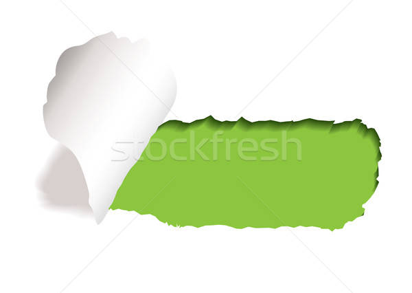 600x426 Green Paper Slot Tear Vector Illustration Michael Travers