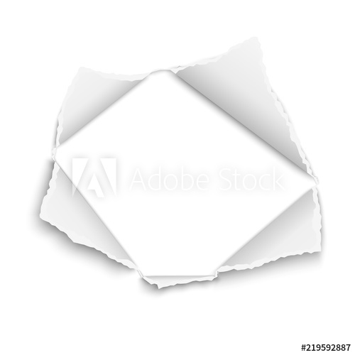 Snatched Hole In White Paper With Torn Edges And Soft Shadow 500x500 Snatched Hole In White Paper With Torn Edges And Soft Shadow