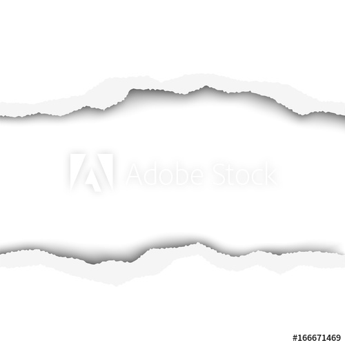 Vector Snatched Middle Of White Paper Sheet With Torn Edges 500x500 Vector Snatched Middle Of White Paper Sheet With Torn Edges