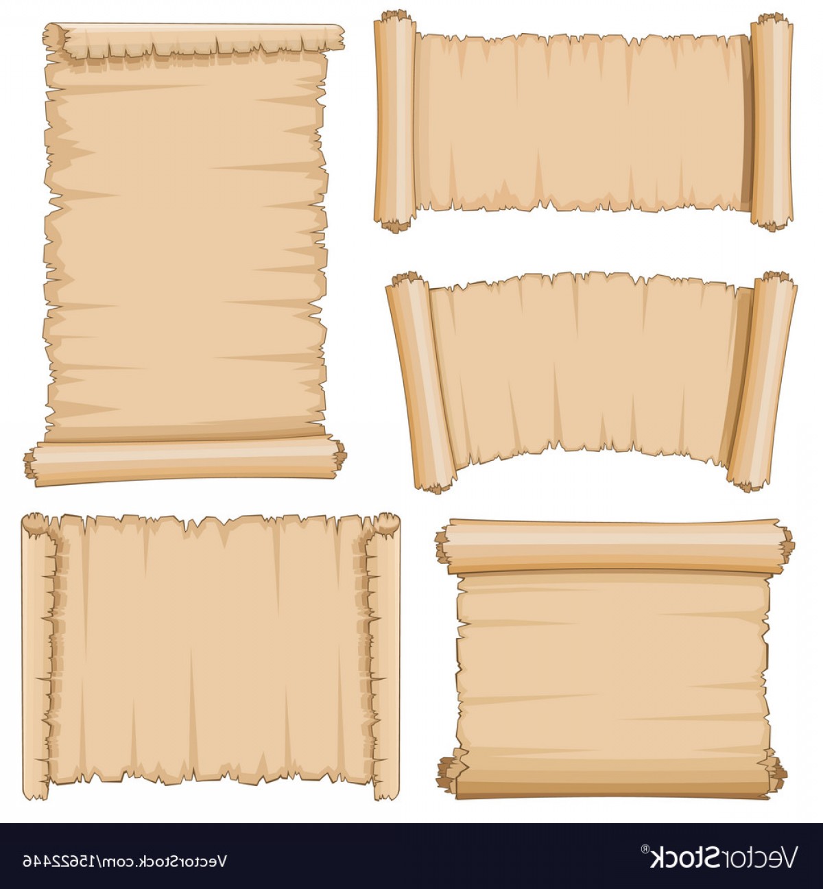 1200x1296 Antique Paper Vector Art Studiogrfx