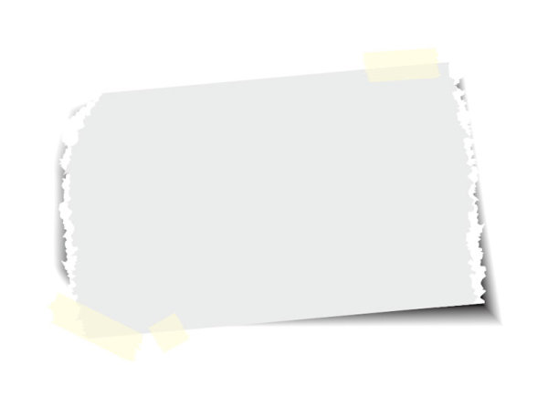 600x446 Set Of Blank Paper Design Vector Material Free Download