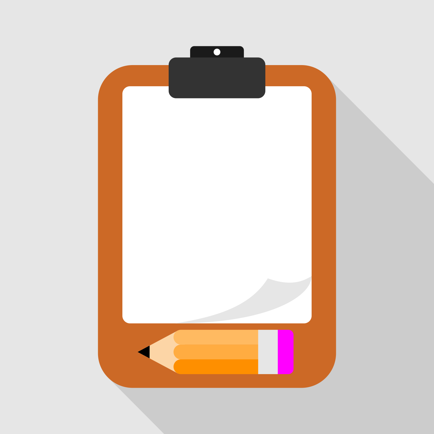 1500x1500 Vector For Free Use Empty Paper Sheet