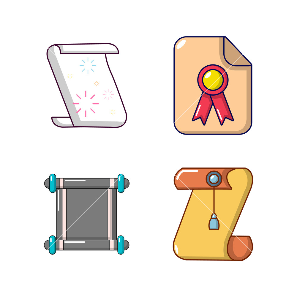 Papyrus Icon Set Cartoon Set Of Papyrus Vector Icons For Web 1000x1000 Papyrus Icon Set Cartoon Set Of Papyrus Vector Icons For Web