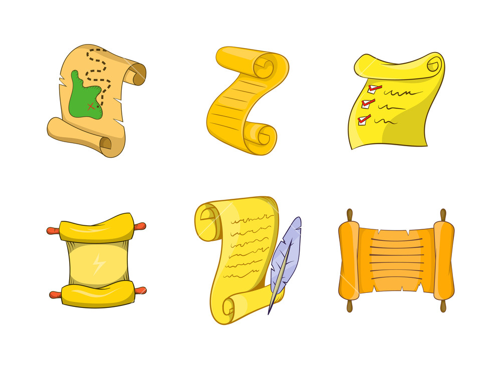 Papyrus Icon Set Cartoon Set Of Papyrus Vector Icons For Your Web 1000x737 Papyrus Icon Set Cartoon Set Of Papyrus Vector Icons For Your Web