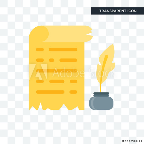 Papyrus Vector Icon Isolated On Transparent Background, Papyrus 500x500 Papyrus Vector Icon Isolated On Transparent Background, Papyrus