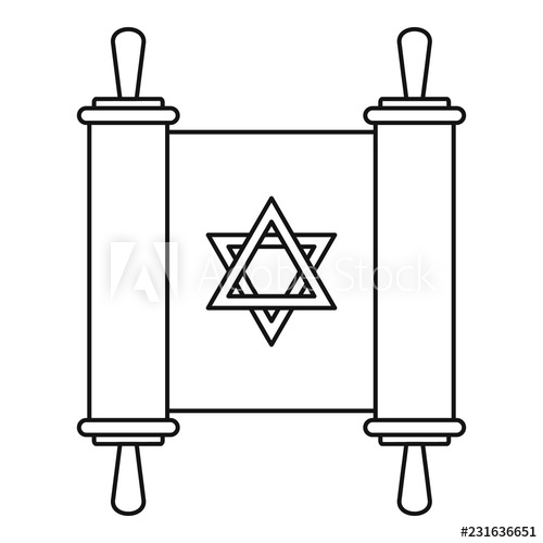 Torah Papyrus Icon Outline Torah Papyrus Vector Icon For Web 500x500 Torah Papyrus Icon Outline Torah Papyrus Vector Icon For Web