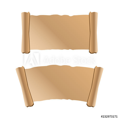 Cartoon Old Scrolls Of Papyrus Paper Papyrus Sheet Vector 500x500 Cartoon Old Scrolls Of Papyrus Paper Papyrus Sheet Vector