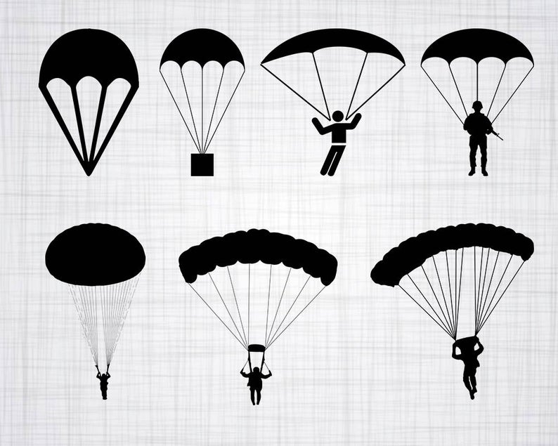 794x635 Parachute Bundle Parachute Parachute Clipart Cut Etsy