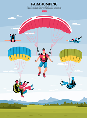 294x400 Parachute On Curated Vector Illustrations, Stock Royalty Free
