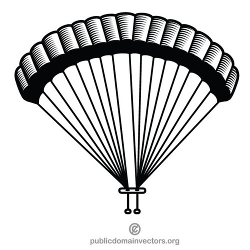 500x500 Parachute Vector Clip Art Graphics