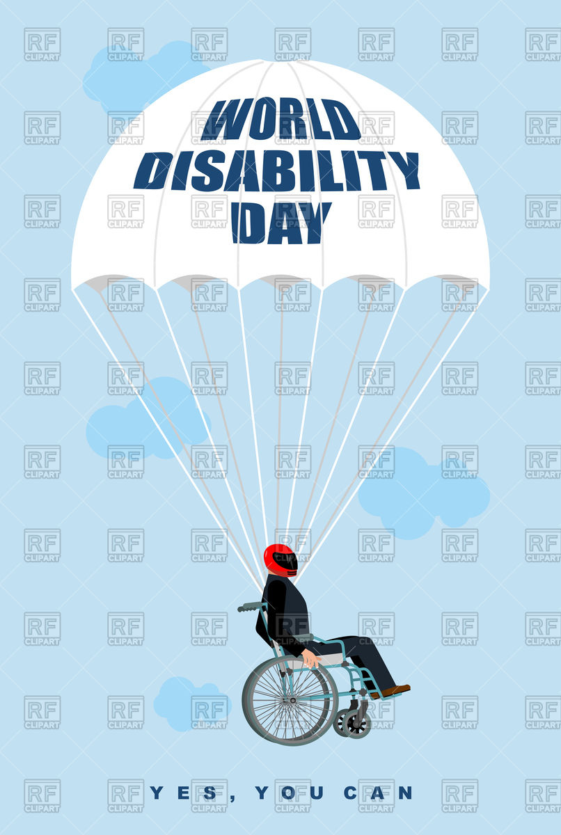 806x1200 World Disabilities Day Man In Wheelchair Goes Down On Parachute