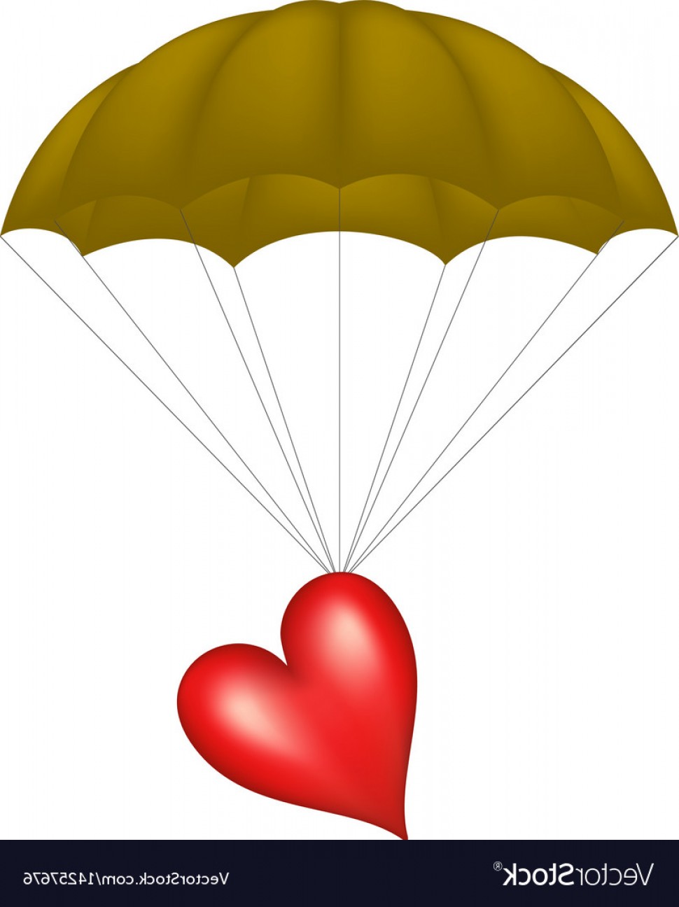 970x1296 Heart At Brown Parachute Vector Soidergi