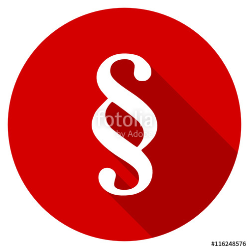 500x500 Flat Design Round Red Web Paragraph Vector Icon Stock Image
