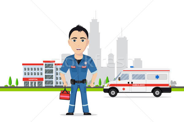 Picture Of A Paramedic Vector Illustration Dzianis Rakhuba 600x400 Picture Of A Paramedic Vector Illustration Dzianis Rakhuba