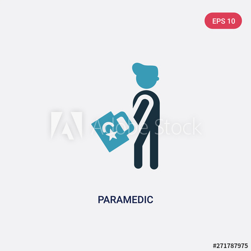 Two Color Paramedic Vector Icon From People Concept Isolated Blue 500x500 Two Color Paramedic Vector Icon From People Concept Isolated Blue