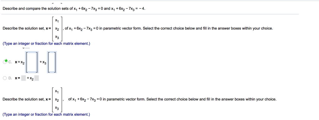 1024x387 Solved Write The Solution Set Of The Given Homogeneous Sy