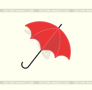 300x295 Red Umbrella Open Parasol