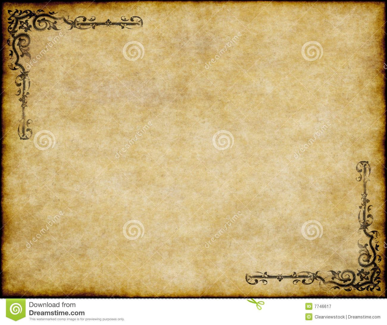 1300x1090 Old Parchment Paper Texture Royalty Free Stock Photography