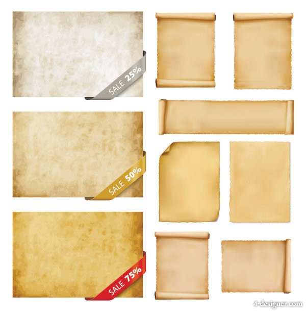 Parchment Paper Vector