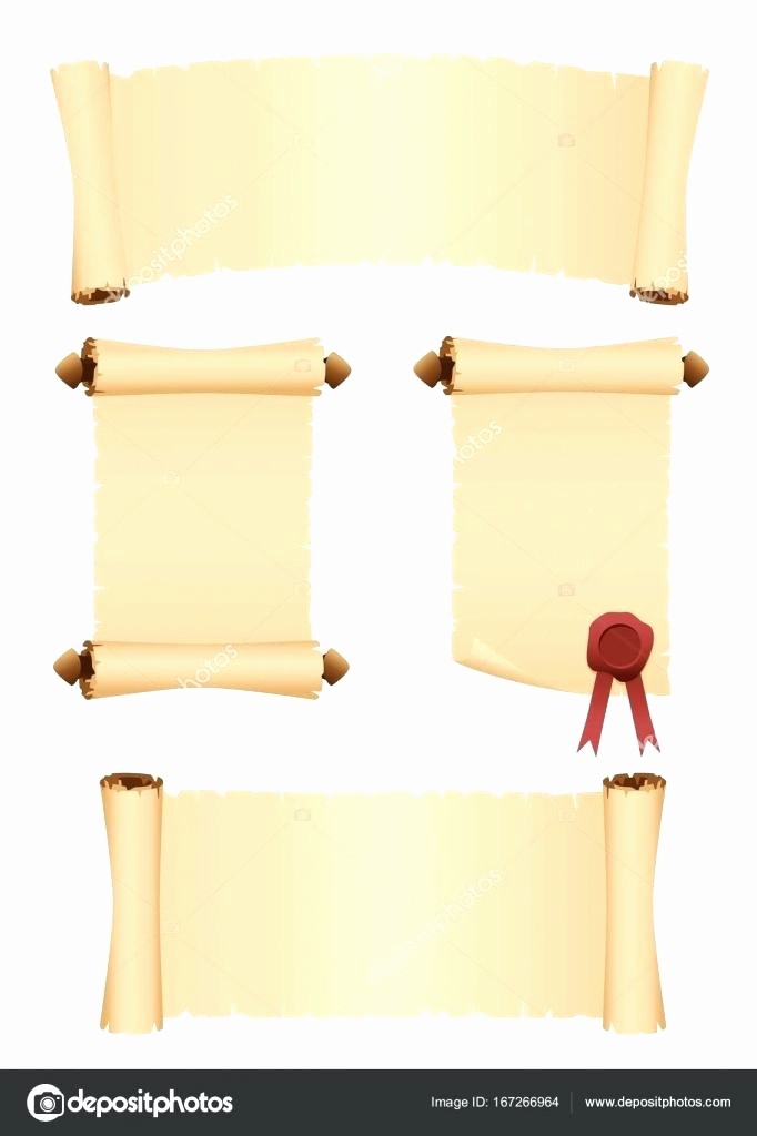 682x1024 Parchment Scroll Template Lovely Parchment Paper Scroll Template