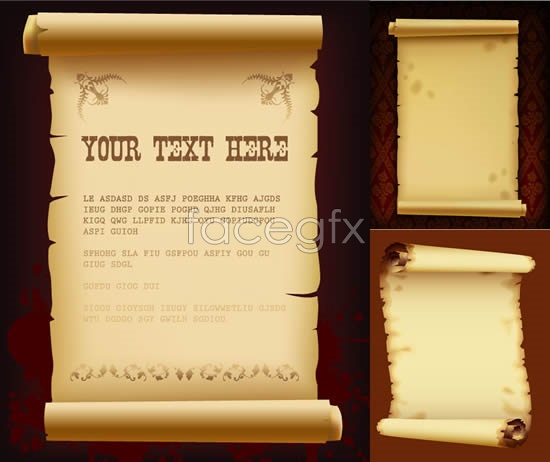Parchment Paper Vector at Vectorified.com | Collection of Parchment