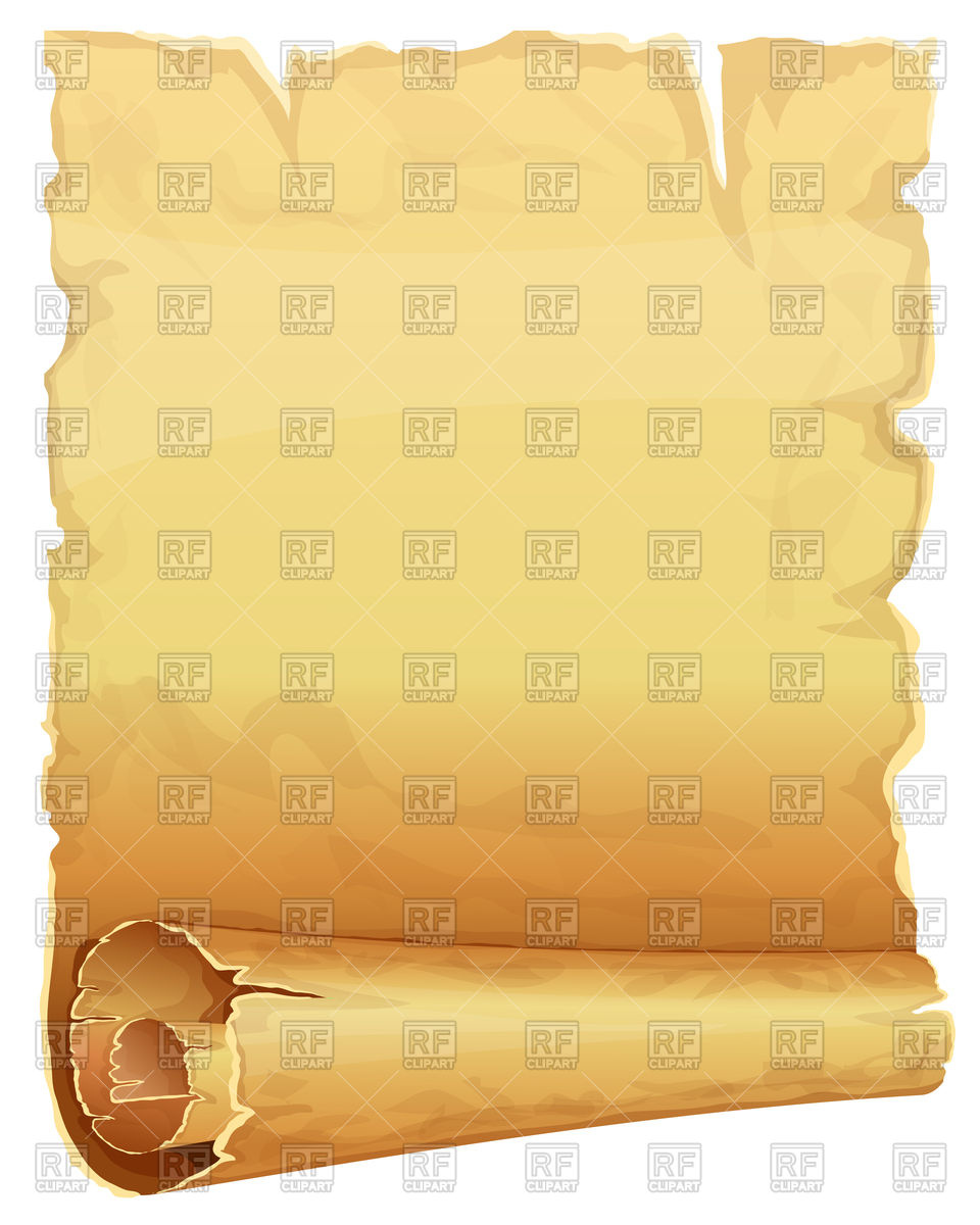 960x1200 Big Scroll Of Parchment Vector Image Of Objects