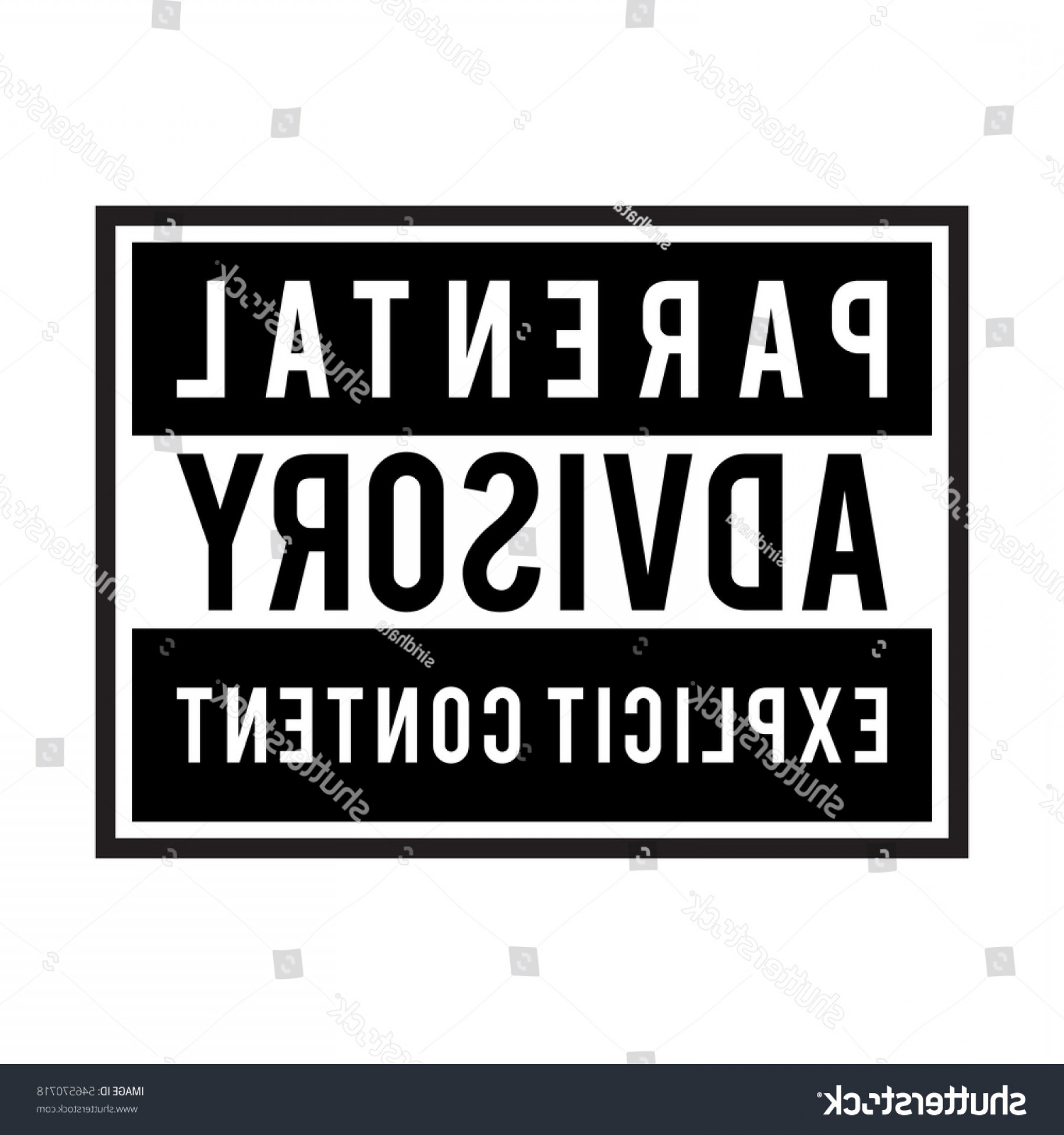 Parental Advisory Explicit Content Vector at Vectorified.com ...