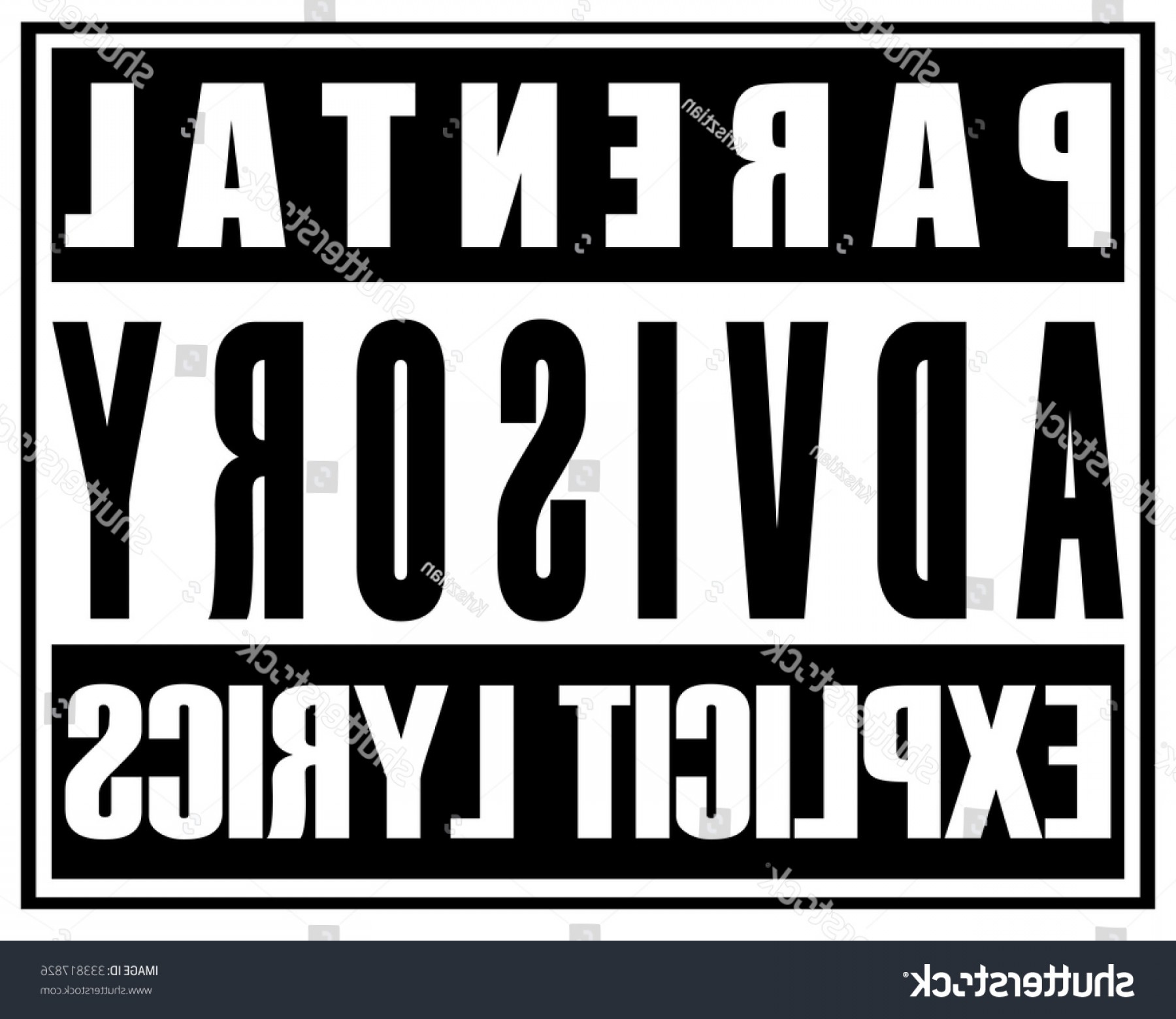 Parental Advisory Logo Vector at Collection of