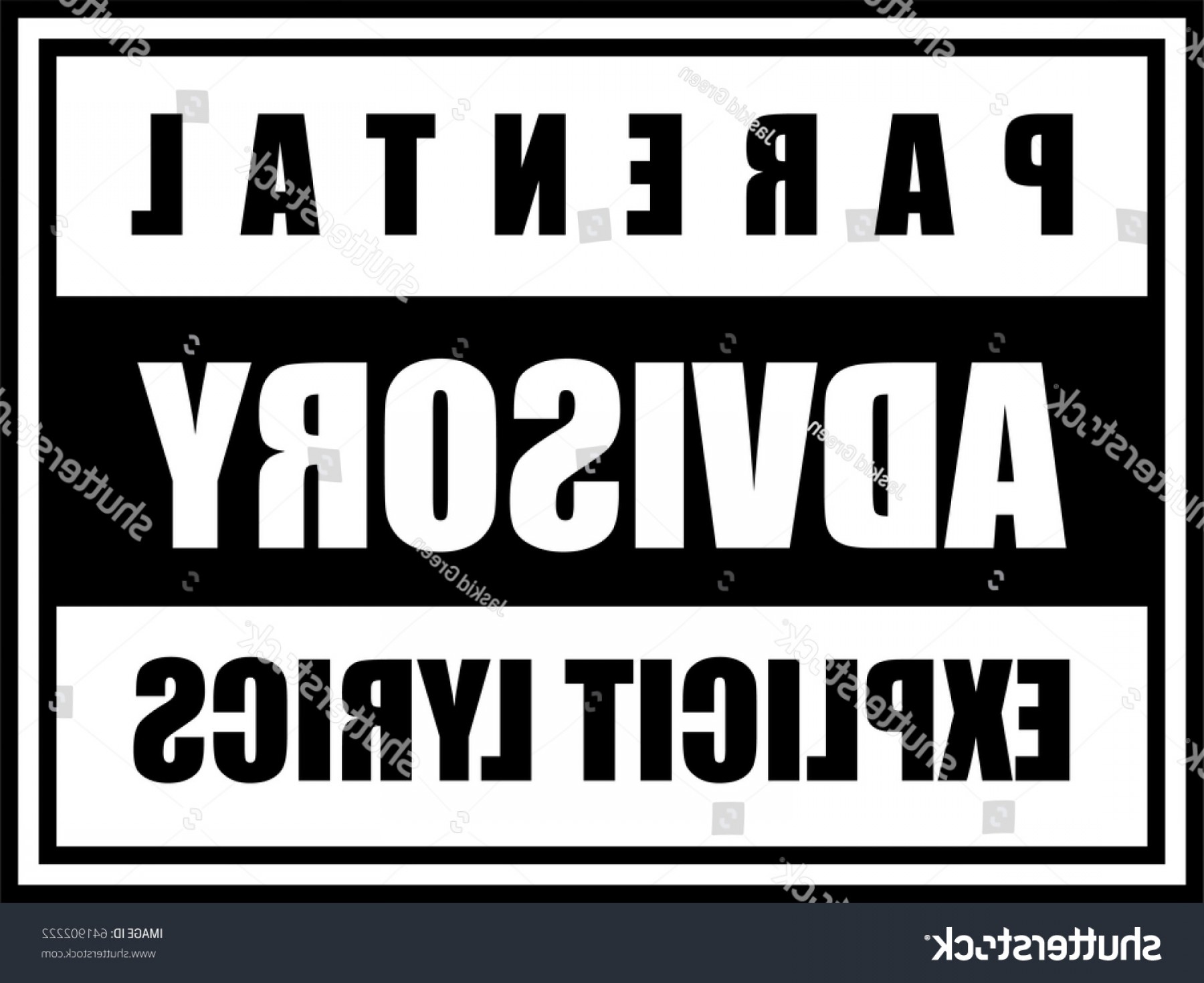 Parental Advisory Logo Vector at Collection of