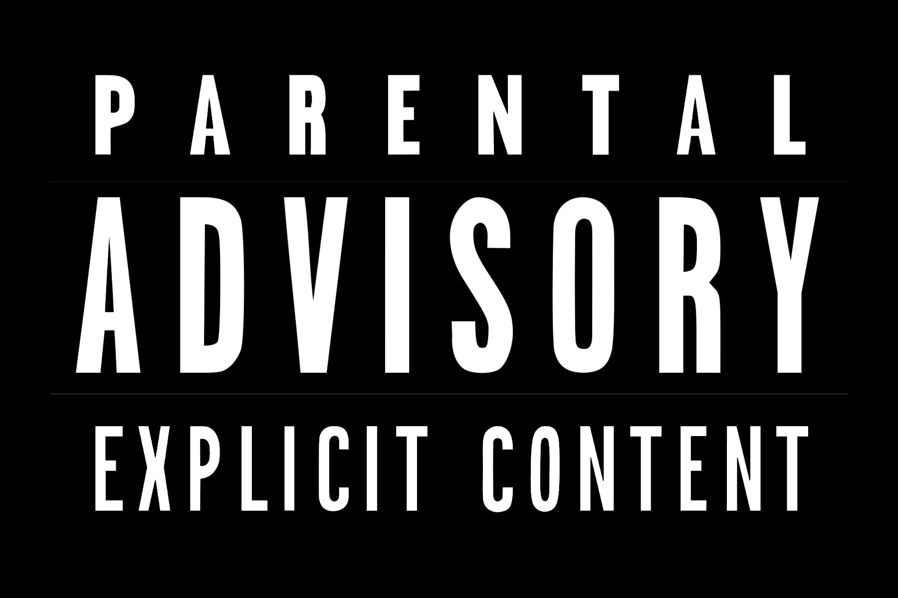 Parental Advisory Vector at Collection of Parental
