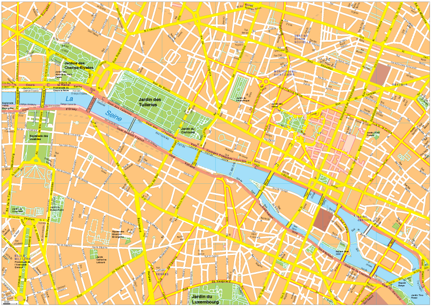 847x601 Paris Vector Map Vector World Maps