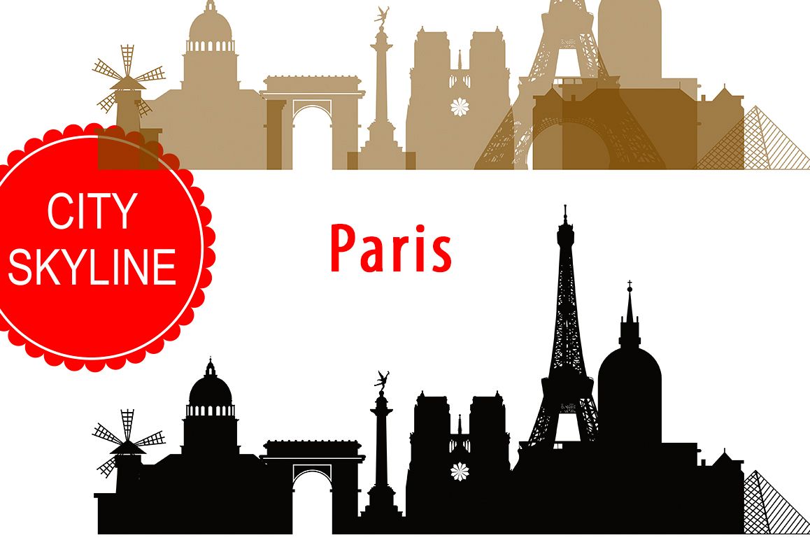 Paris France Vector, Silhouette Png, Dwg, Cdr 1158x772 Paris France Vector, Silhouette Png, Dwg, Cdr
