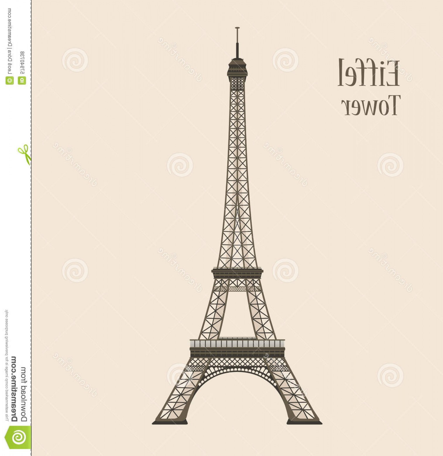 Stock Illustration Eiffel Tower Paris Silhouette Vector 1515x1560 Stock Illustration Eiffel Tower Paris Silhouette Vector