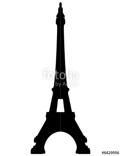 Eiffel Tower Paris Silhouette 388x500 Eiffel Tower Paris Silhouette