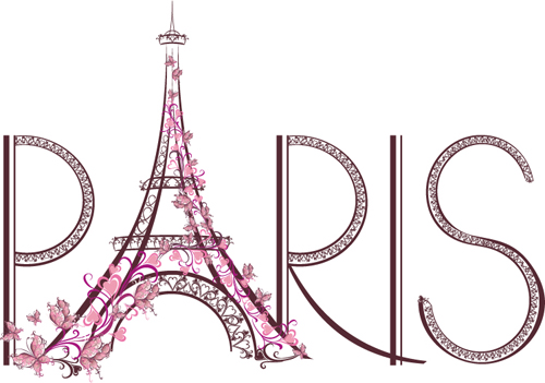 500x351 Paris Design Elements Vectors Set Free Download