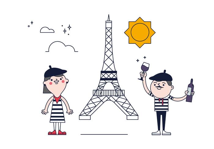 700x490 Free Paris Vector Stock Images