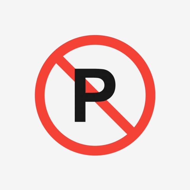 640x640 Vector No Parking Icon, No Park, No Park Sign, No Parking Png