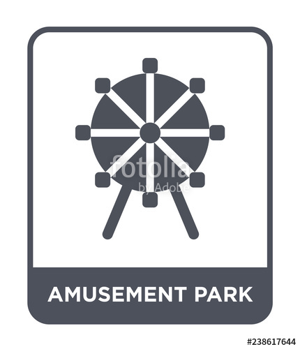 430x500 Amusement Park Icon Vector Stock Image And Royalty Free Vector