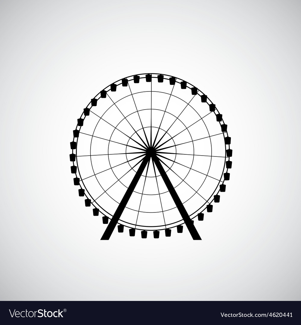 1000x1080 Collection Of 'amusement Park Silhouette' Download More Than