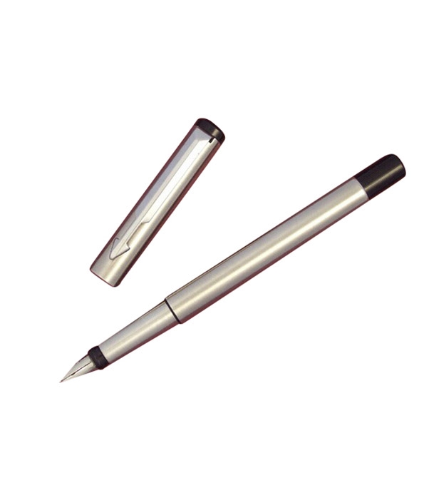 609x684 Parker Vector Fountain Pen Silver