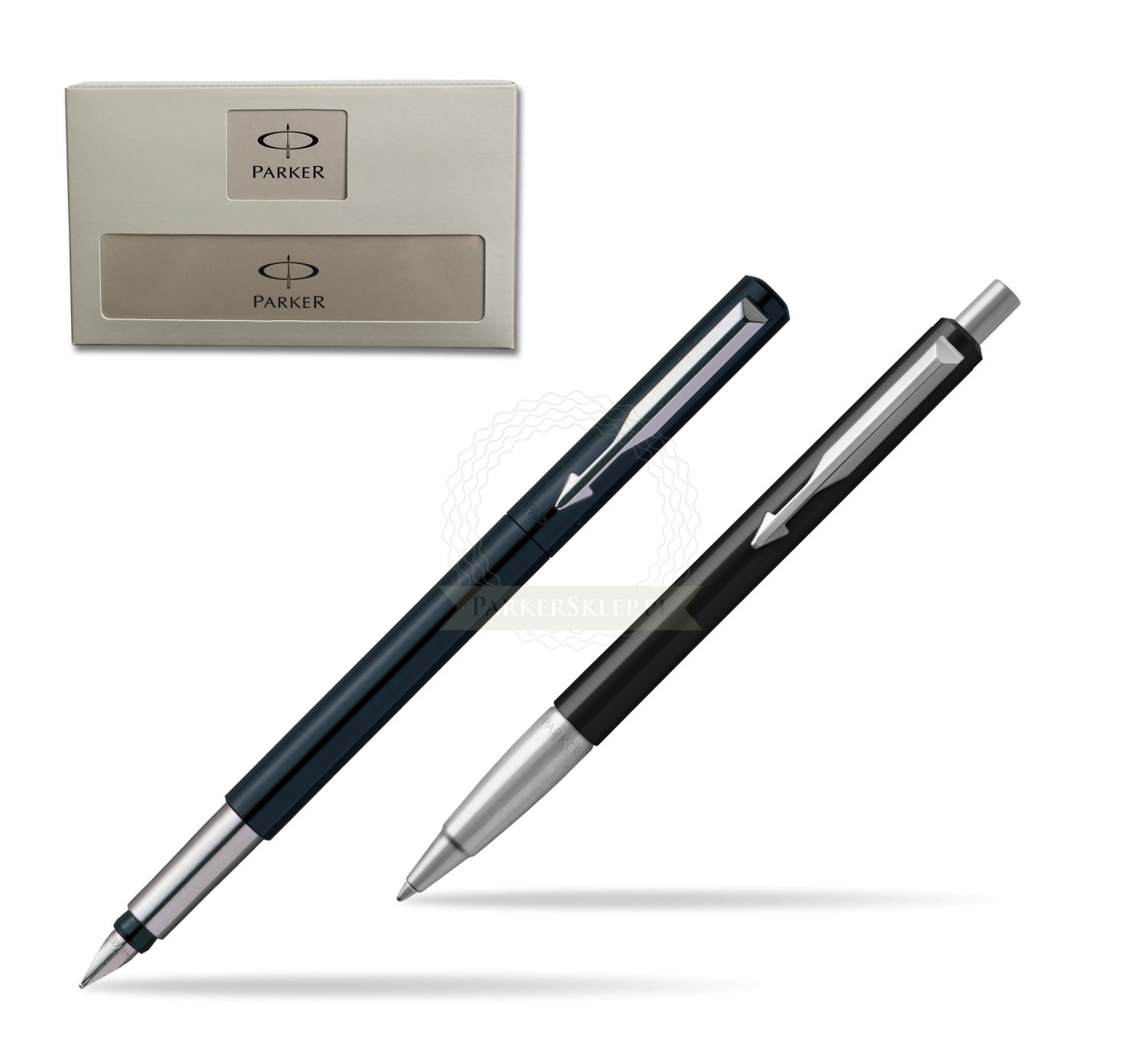 1500x1378 Parker Vector Standard Black Fountain Pen + Parker Vector Standard