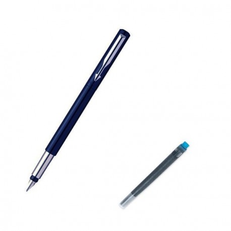 458x458 Parker Vector Standard Fountain Pen Blue Officegopher