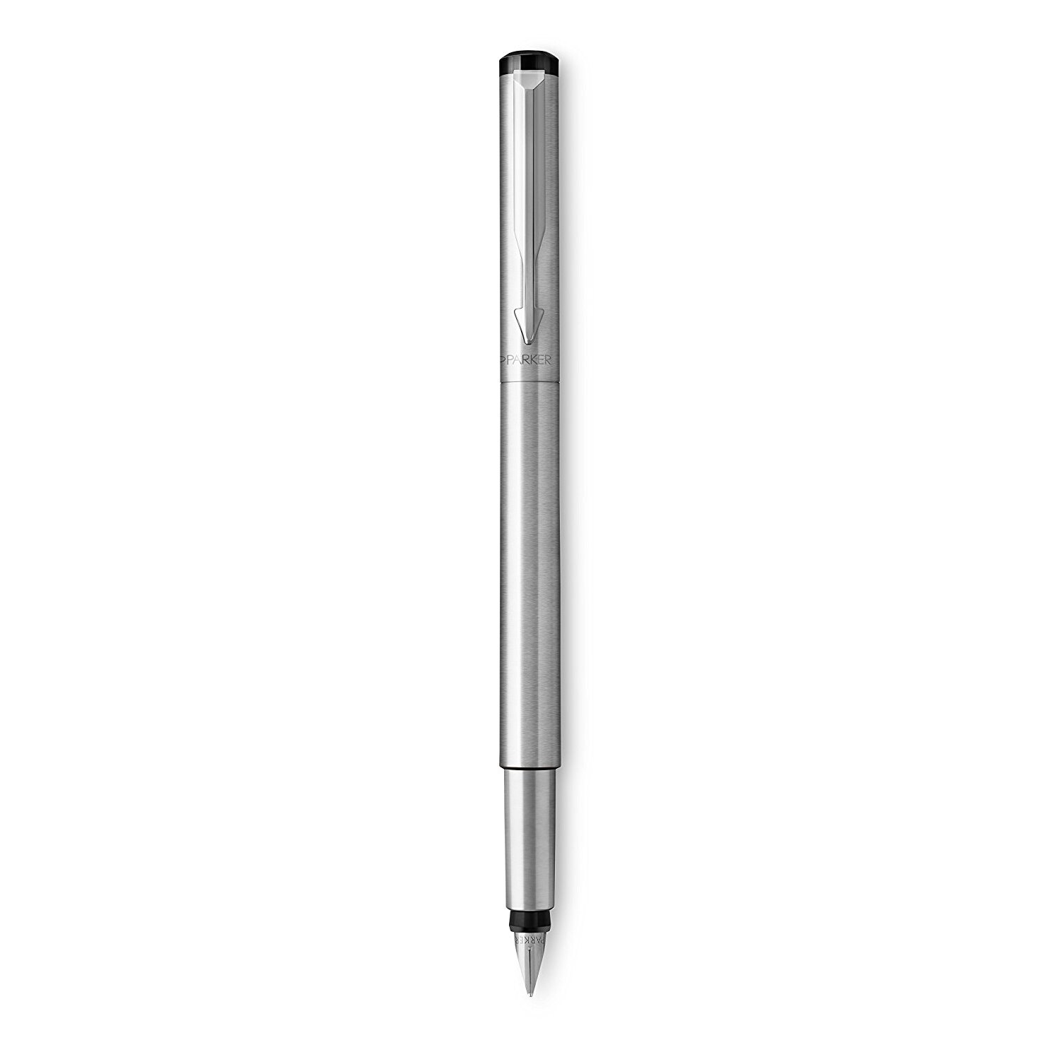 1500x1500 Junipers Parker Vector Fountain Pen, Stainless Steel With Chrome
