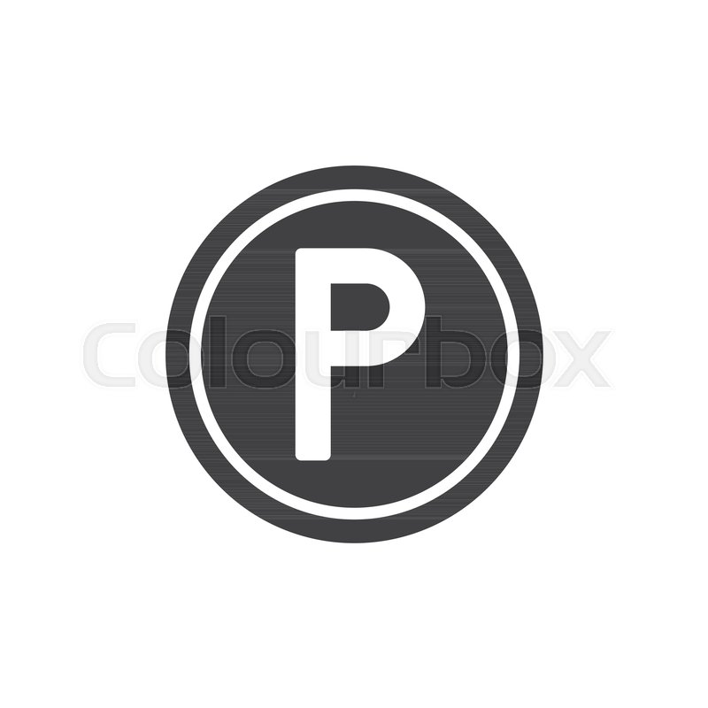 800x800 Parking Icon Vector, Filled Flat Sign, Stock Vector Colourbox